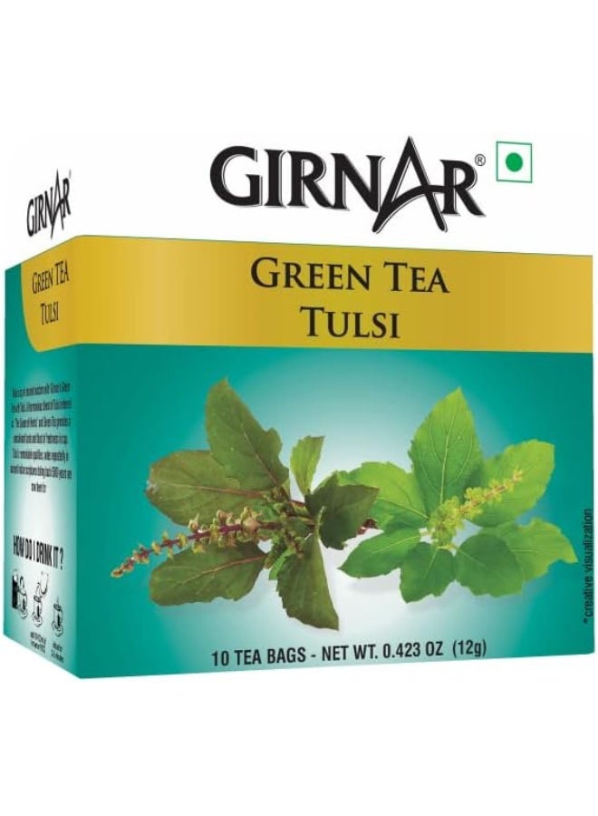 Girnar شاي جيرنار الأخضر بالتولسي - Image 1