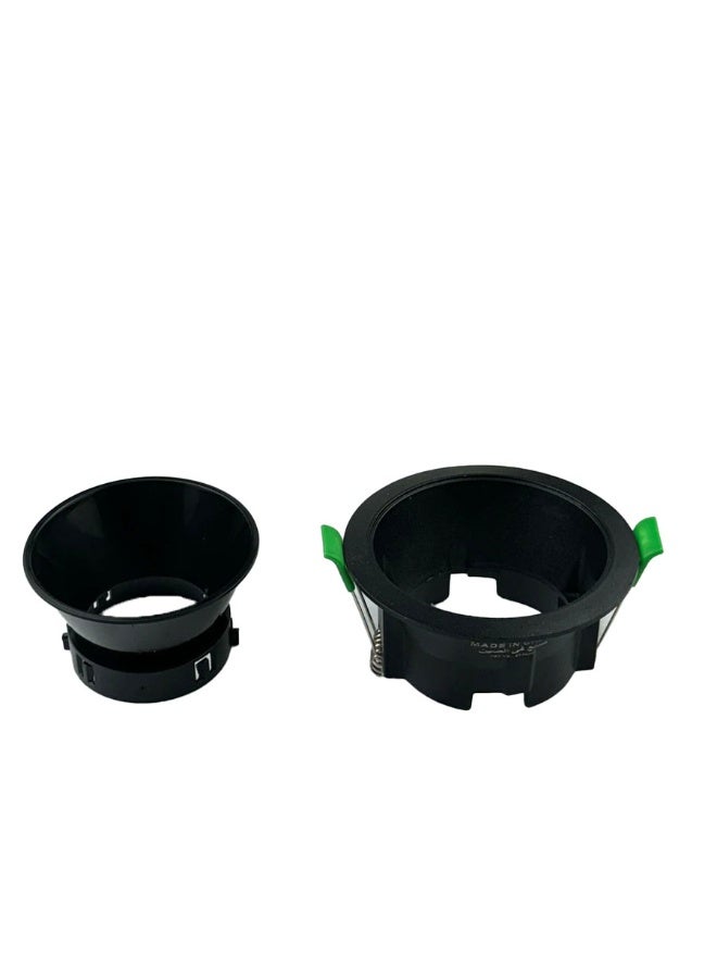 تي ام اطار احادي  دفن  ضد التوهج اسود بمقاس 4cmX9cm يعطي منظر لافت ويمنع تشتت الاضاءة - Image 1