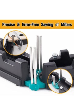 Generic 2 in 1 Mitre Measuring Cutting Tool Measuring and Sawing Mitre Angles Cutting Tool Precise Miter Saw Protractor 85 180° Bevels Cutting Tool Miter Gauge Woodworking Tool  - Image 2