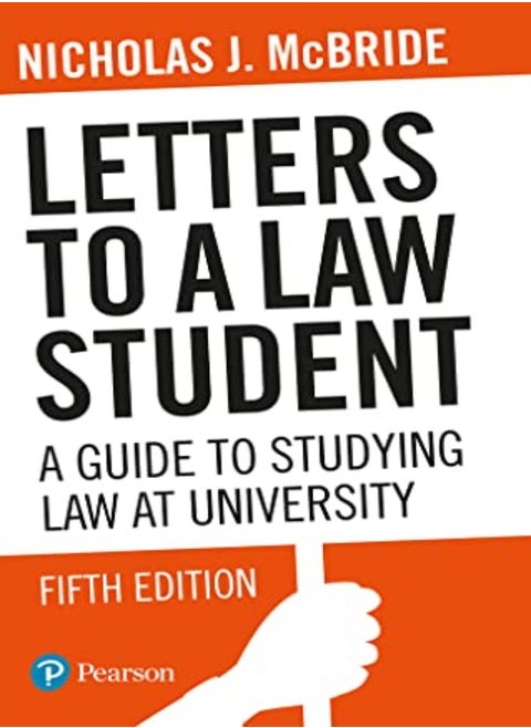 Letters To A Law Student by McBride, Nicholas Paperback