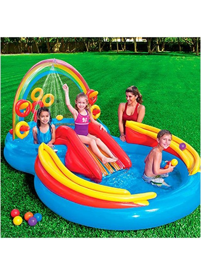 INTEX Rainbow Ring Pool 57453NP 297x193x135cm - Image 3