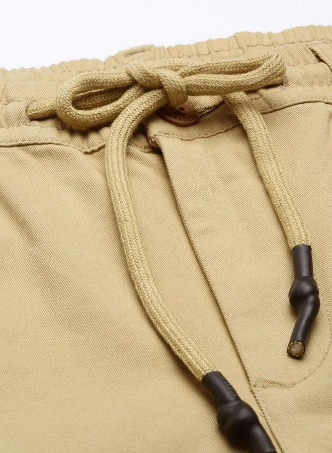 The Indian Garage Co  Men Slim Fit Solid Chinos for Men | Best Price UAE