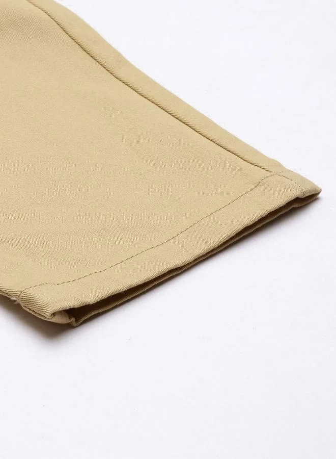 The Indian Garage Co  Men Slim Fit Solid Chinos for Men | Best Price UAE