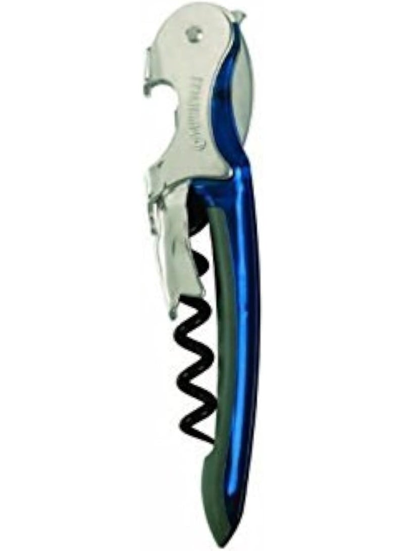Franmara Murano Waiter's Corkscrew, Translucent Colors (Blue)