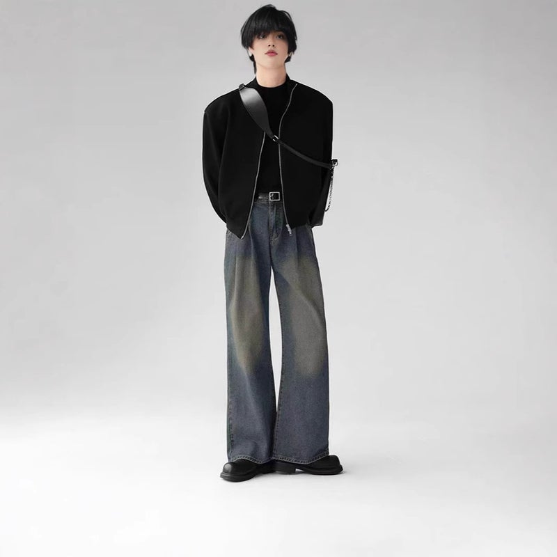 Unisex Classic Denim Jeans Loose Fit Daily Outdoor Wear - Image 5