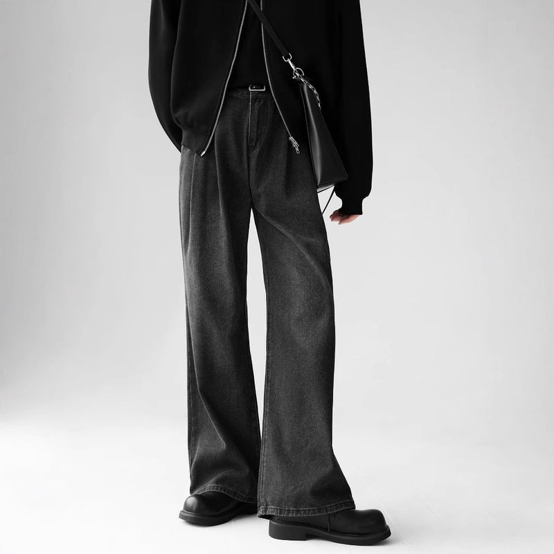 Unisex Classic Denim Jeans Loose Fit Daily Outdoor Wear - Image 4