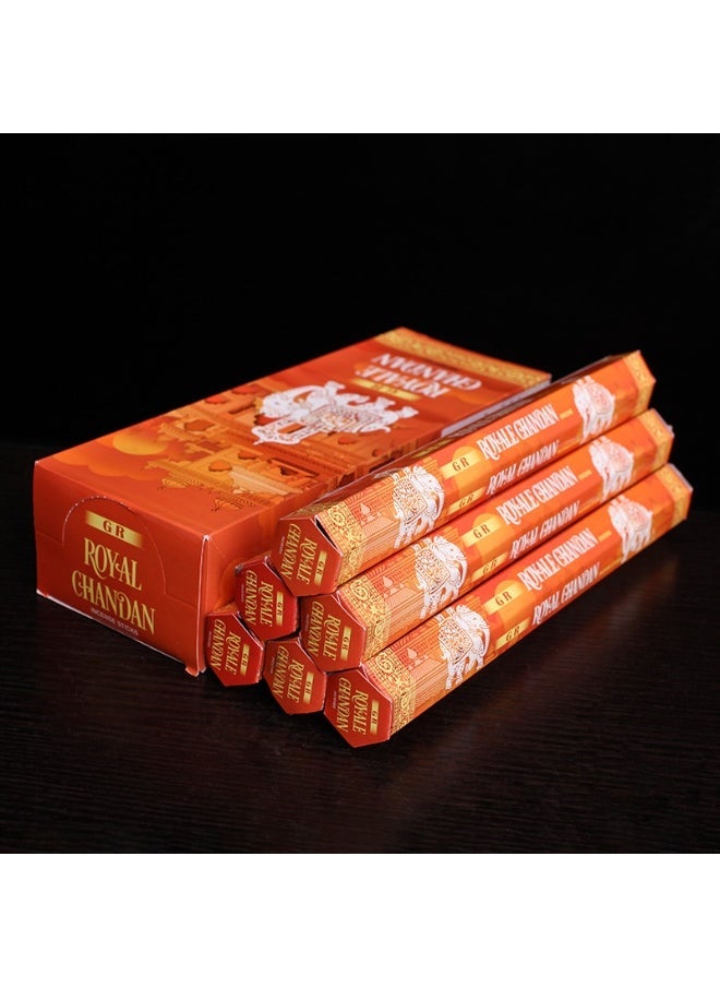 Handmade Royale Chandan Sandalwood Incense Sticks for Yoga Meditation Healing Soothing Prayer and Romance Atmosphere - Image 3