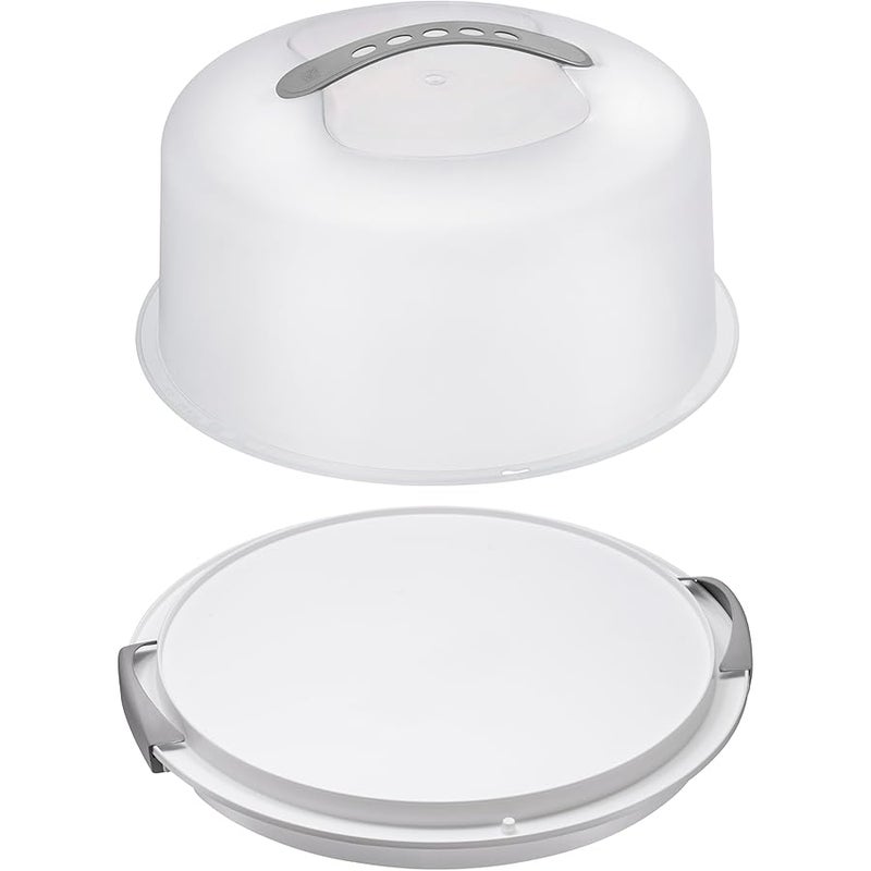 Tribello Extra Large Cake Storage Container, Cake Carrier With Handle 14 X 14 X 8 - Made in USA - Image 2