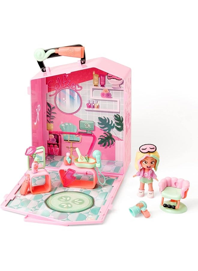 Mila'S Pop Up Spa Spa With More Than 15 Accessories And Exclusive Doll With 3 Funny Expressions. Includes Exclusive Clothes And Footwear Beauty Accessories Dressing Table With Mirror - pzsku/Z884A1E5C74CC8246F141Z/45/_/1719943221/7f343760-9396-4e13-9a69-9085eb37f694