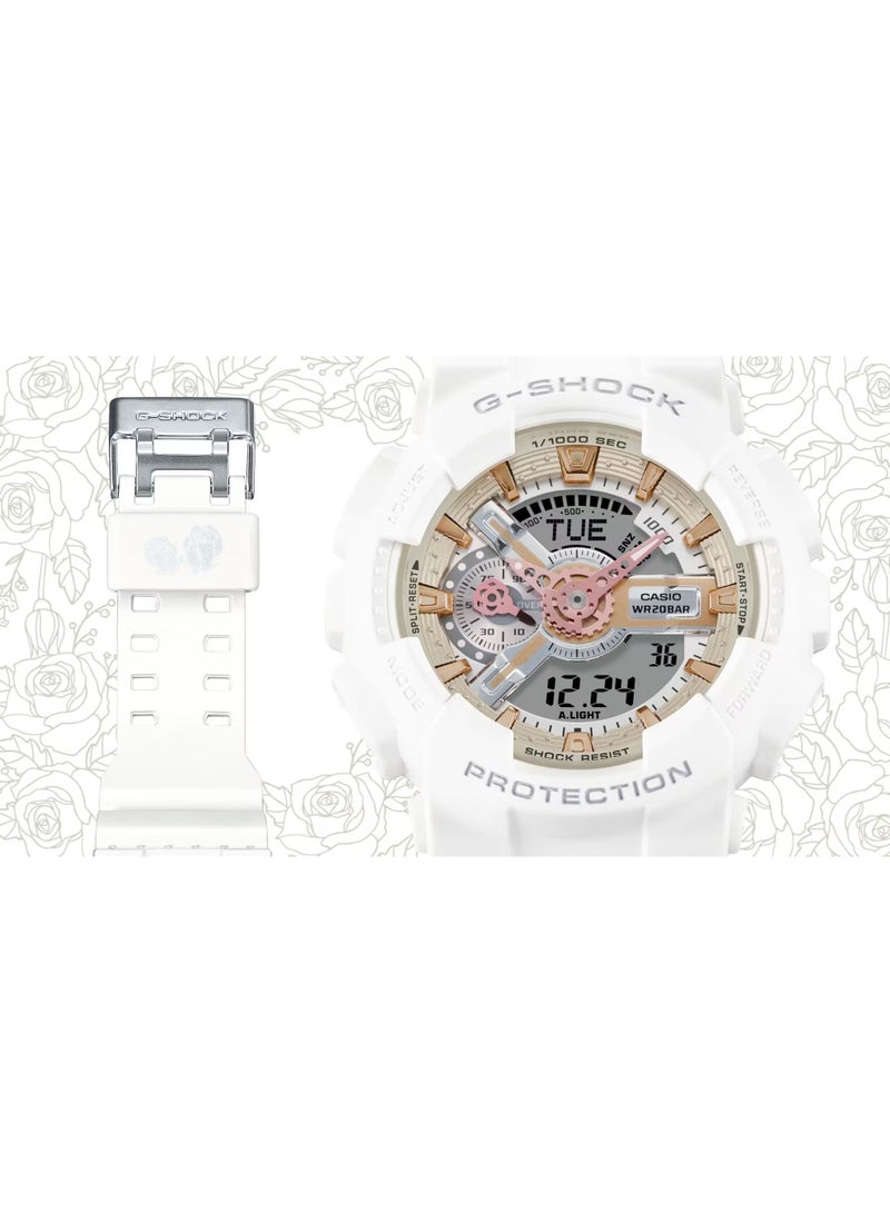 G-SHOCK & BABY-G Limited Edition Lovers’ Pair Watch LOV-24A-7ADR, 51.2mm and 43.3mm, White Dial, Resin Strap - Image 5