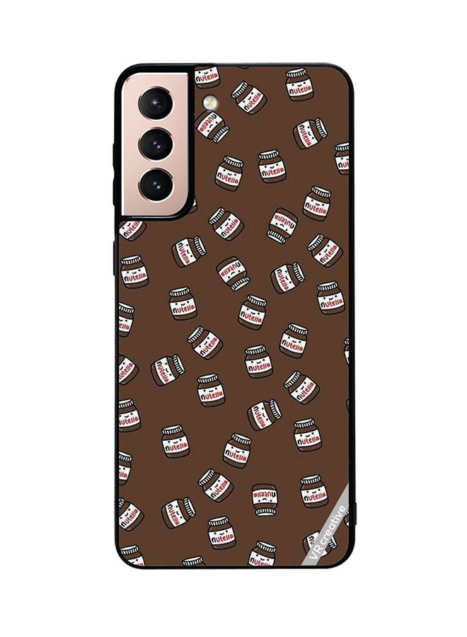 VR CREATIVE Protective Case Cover For Samsung Galaxy S21 Plus 5G Nutella Design Multicolour - Image 1