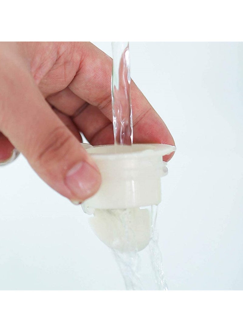 6pcs Silicone Backflow Preventer Drain Valves for Bathroom Toilet Odor Control White Color - Image 2