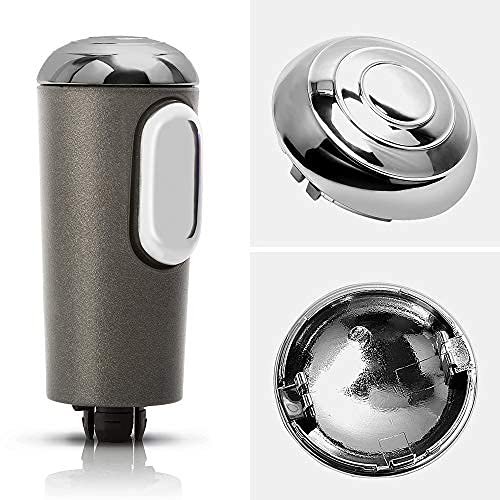 BASIKER Fit for Shifter Knob Chrome Cap with Stronger Clips Ford F-150 2004-2005 OEM 4L3Z-7213-BA Triple Chrome Plated Install in Seconds - Image 2