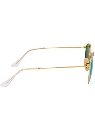 Unisex Unisex UV Protection Round Shape Sunglasses RB-3447-50-112/19 - Gold - view 3