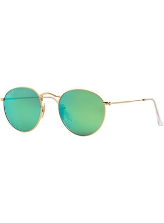 Unisex Unisex UV Protection Round Shape Sunglasses RB-3447-50-112/19 - Gold - view 2