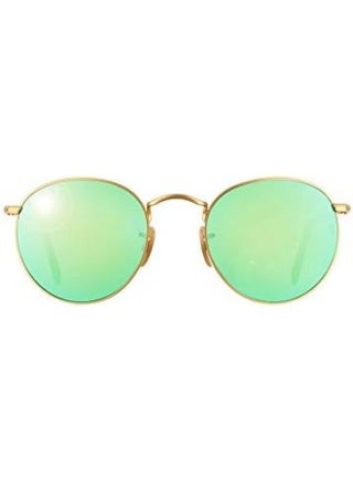 Unisex Unisex UV Protection Round Shape Sunglasses RB-3447-50-112/19 - Gold - view 4