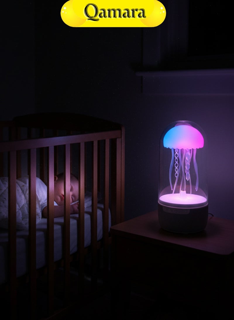 QAMARA Jellyfish Bluetooth Speaker with Colorful LED Lights, Wireless Portable Speaker for Phones - Image 4