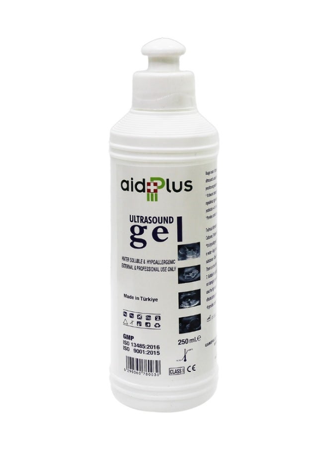 AID PLUS Ecg Gel - 250Ml High-Quality Conductive Gel For Ecg And Ultrasound Procedures - Sku: 60253 