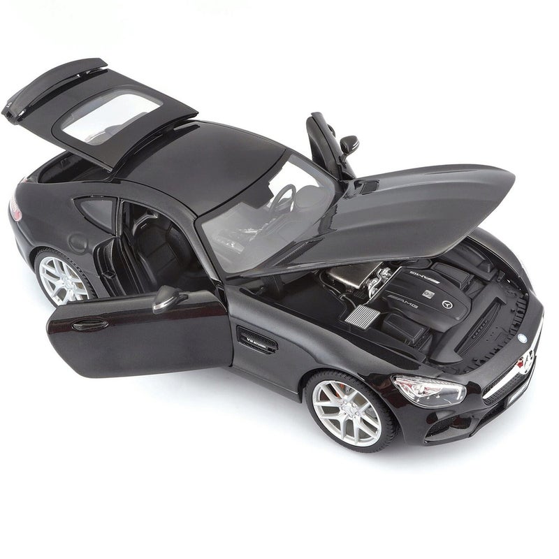 Maisto - Mercedes-AMG GT 1/18 Diecast Model - Black - 31398 - Image 2