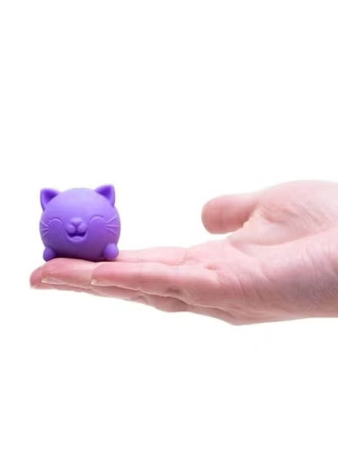 Schylling Teenie Cool Cat 4-Pack Mochi Squishy Toy - Image 4
