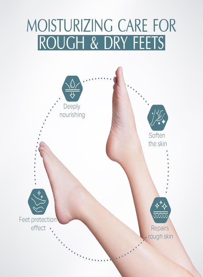 FREEORR 5 Pairs Foot Mask with Niacinamide, Deeply Moisturizing Hydrating Foot Masks for Dry Cracked Skin with Shea Butter, Dead Skin Remove, Easy to Use Exfoliating Socks Design for Women Men - Image 4