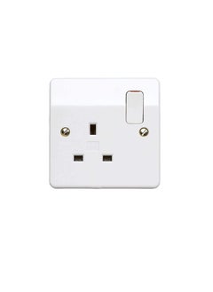 MK MK Socket Gang Switched DP  - Image 1