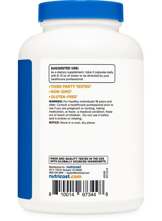 نوتريكوست، مستخلص الخيزران، 240 كبسولة (400 ملغ لكل كبسولة) - Image 4