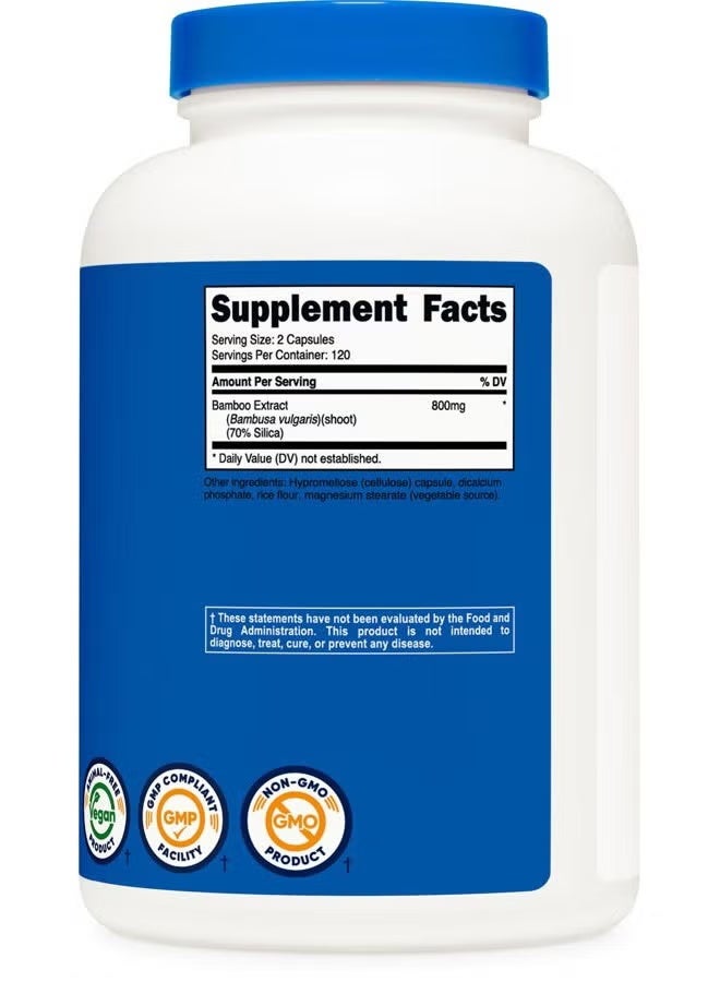 نوتريكوست، مستخلص الخيزران، 240 كبسولة (400 ملغ لكل كبسولة) - Image 2