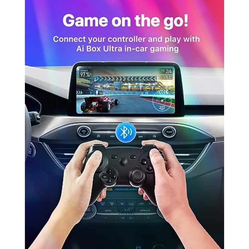 Android 13 Ai Box Ultra Series: محول الوسائط المتعددة لسيارات CarPlay السلكية، Qualcomm 6125، 8GB+128GB، CarPlay/Android Auto/Google Play Store المدمج - Image 5