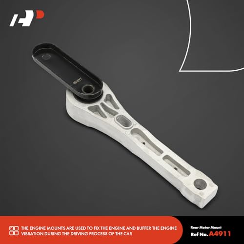 A-Premium 2PCS Front and Rear Engine Motor Mount Kit Compatible with Volkswagen Tiguan 2009-2017 & Audi Q3 2015-2018, Q3 Quattro 2015-2018, 2.0L, Automatic Transmission, Replace# 3C0199855E - Image 4