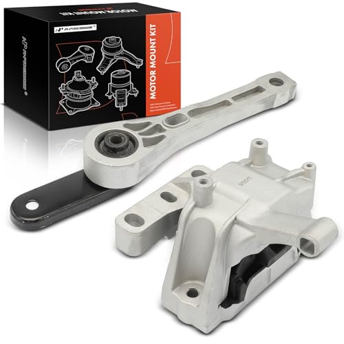 A-Premium 2PCS Front and Rear Engine Motor Mount Kit Compatible with Volkswagen Tiguan 2009-2017 & Audi Q3 2015-2018, Q3 Quattro 2015-2018, 2.0L, Automatic Transmission, Replace# 3C0199855E - Image 1