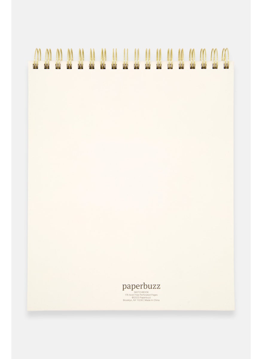 Paperbuzz Premium  Artist Sketchbook 176 Sheets, Beige Combo  - Image 3