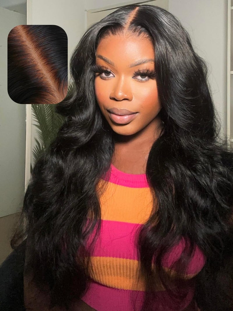 UNICE Pre Everything Glueless Drawsrting Wig Body Wave 13X4 HD Pre Cut Lace Front Wigs Human Hair Pre Bleached Invisible Bye Bye Knots Wig Pre Plucked 150 Density 26inch