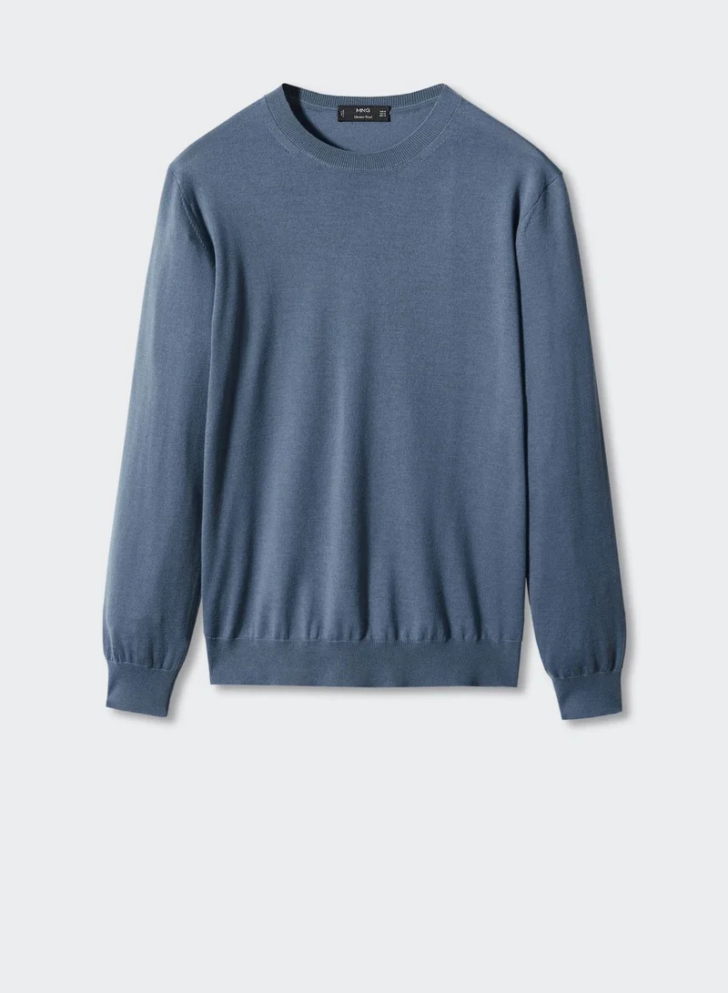 Mango Man Essential Crew Neck Sweater