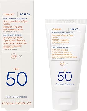 KORRES KORRES YOGHURT Unscented Face Eyes GelCream SPF50 50ml - Image 2