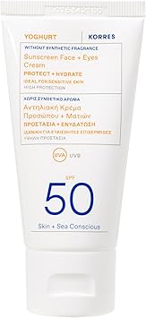 KORRES KORRES YOGHURT Unscented Face Eyes GelCream SPF50 50ml - Image 1