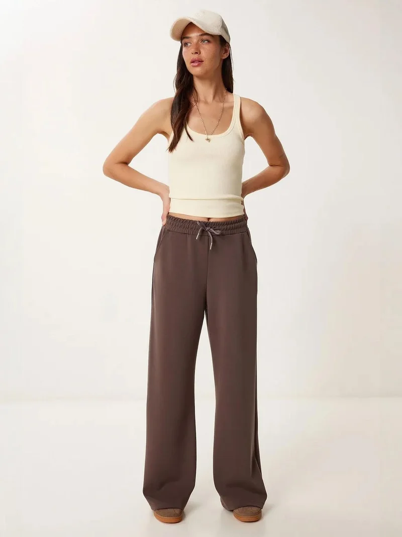 Lovely Istanbul ISTANBUL Wide Leg Modal Sweatpants
