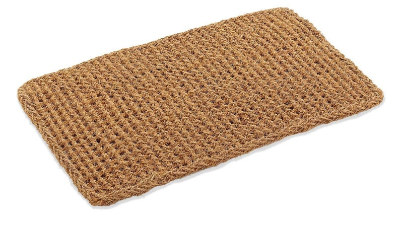 Kempf Rectangle Dragon Coco Coir Doormat 22inch by 36inch Entrance Mat Indoor Outdoor Natural Fiber Mat Large Size