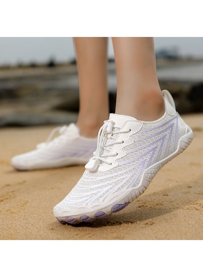 NIBEMINENT Women Water Shoes Men Barefoot Shoes Breathable Swimming Shoes Shoes Water Sports Shoes Quick-Drying Five-Finger Upstream Shoes - Image 1