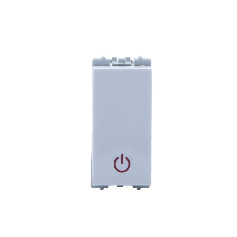 Wipro Northwest Nowa 6A One Way Switch with Indicator, White (pack of 10) - Image 5
