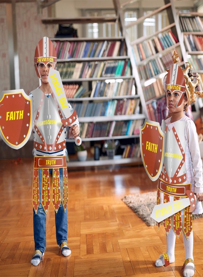 Watersay 12 Sets Armor of God Costume Armor of God Craft Kit for Kids Cutouts Christian Bible Sunday School and Religious Classroom Decor for Children School Classroom Activity Party Favor Decoration - Image 4
