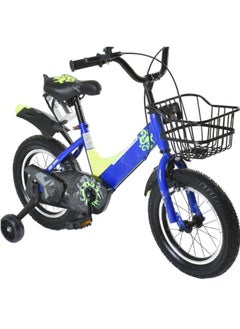 Toy Box Boys and Girls Bikes 14" Bicycle With Adjustable Air Tyres Basket And Training Wheels 