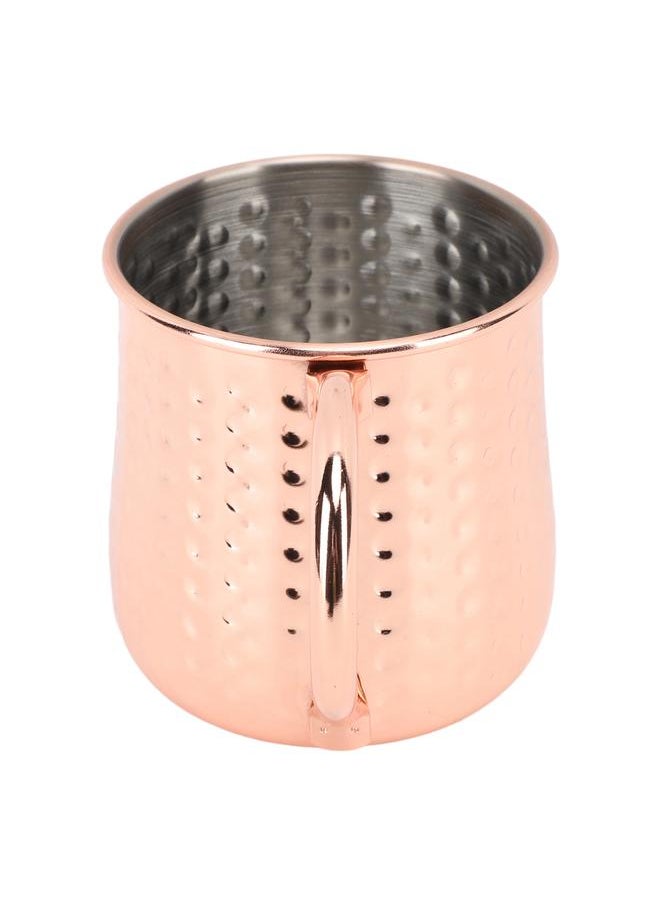 Cocktail Mug 304 Stainless Steel Rust Proof Hammered Beer Cup for Home Bars Entertainment Style 1 500ml