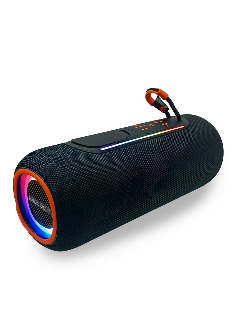 Generic - X-SCOOT XS-603 -20W -Waterproof Bluetooth Speaker with RGB Lights, Type-C Charging – Black - Image 1