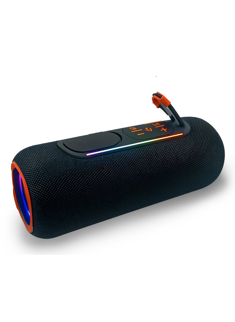 Generic - X-SCOOT XS-603 -20W -Waterproof Bluetooth Speaker with RGB Lights, Type-C Charging – Black - Image 1