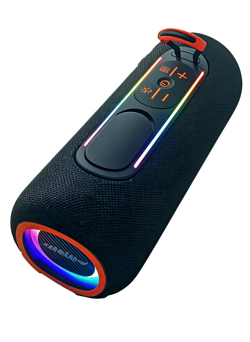 Generic - X-SCOOT XS-603 -20W -Waterproof Bluetooth Speaker with RGB Lights, Type-C Charging – Black - Image 1