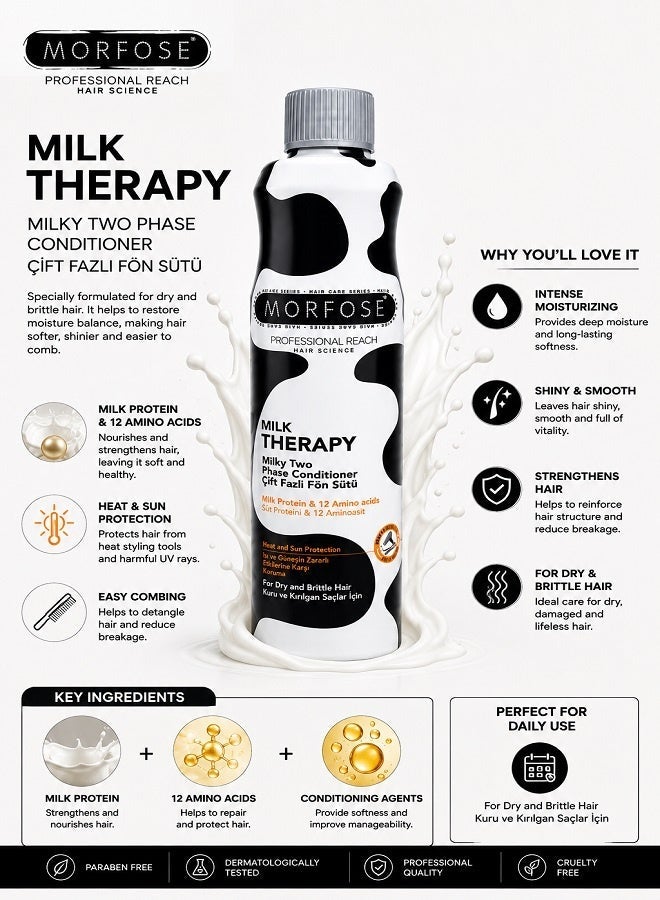 MORFOSE Milk Therapy 2 Phase Conditioner 400 ml - Image 3