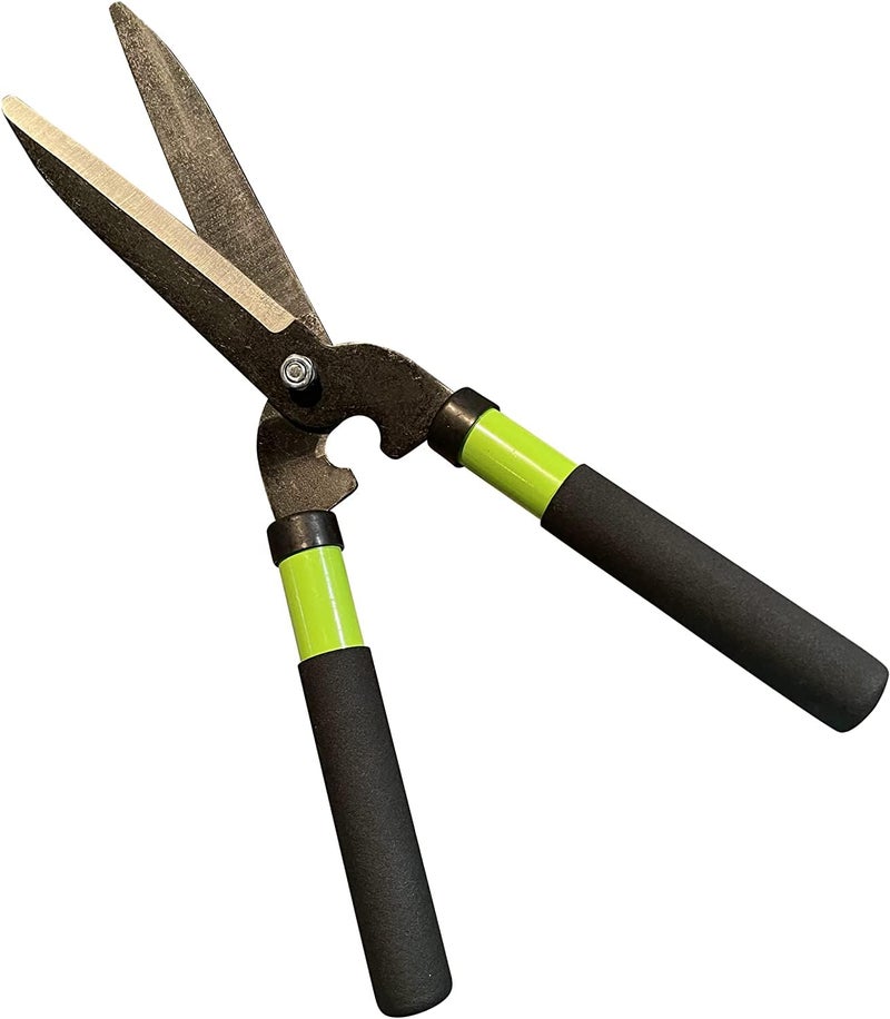 Garden Guru Lawn & Garden Tools GARDEN GURU Hedge Shears Clippers for Trimming & Shaping Borders, Boxwood, Decorative Shrubs, Bushes, Grass – 15 inch High Carbon Steel Gardening Hedge Clippers & Shears with Comfort Grip Handles - Image 2