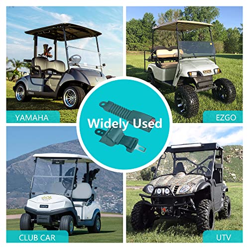 10L0L Golf Cart Seat Belts for Yamaha EZGO, Club Car, 42" Universal Retractable Seat Belts with Buckles - with DOT Certification - Image 4