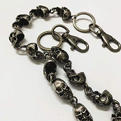 Boolavard Men Wallet Chain Punk Heavy Skull Strong Key Jeans Pant Chain - Image 2